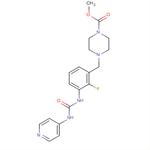 873701-14-5  1-Piperazinecarboxylic acid,4-[[2-fluoro-3-[[(4-pyridinylamino)carbonyl]amino]phenyl]methyl]-, methylester