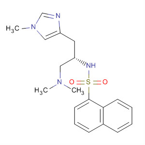 873702-08-0  1-Naphthalenesulfonamide,N-[(1S)-2-(dimethylamino)-1-[(1-methyl-1H-imidazol-4-yl)methyl]ethyl]-