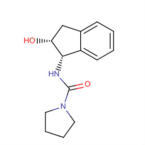 873703-12-9  1-Pyrrolidinecarboxamide,N-[(1S,2R)-2,3-dihydro-2-hydroxy-1H-inden-1-yl]-