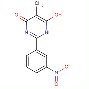 873782-24-2  4(1H)-Pyrimidinone, 6-hydroxy-5-methyl-2-(3-nitrophenyl)-