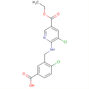 873852-27-8  3-Pyridinecarboxylic acid,6-[(5-carboxy-2-chlorophenyl)methylamino]-5-chloro-, 3-ethyl ester