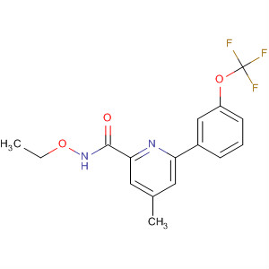 873875-04-8  2-Pyridinecarboxamide,N-ethoxy-4-methyl-6-[3-(trifluoromethoxy)phenyl]-