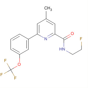 873875-46-8  2-Pyridinecarboxamide,N-(2-fluoroethyl)-4-methyl-6-[3-(trifluoromethoxy)phenyl]-