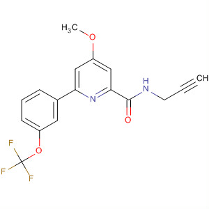 873875-58-2  2-Pyridinecarboxamide,4-methoxy-N-2-propynyl-6-[3-(trifluoromethoxy)phenyl]-