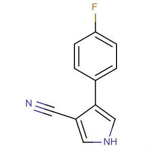 87388-08-7  1H-Pyrrole-3-carbonitrile, 4-(4-fluorophenyl)-