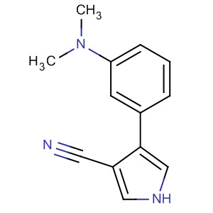 87388-12-3  1H-Pyrrole-3-carbonitrile, 4-[3-(dimethylamino)phenyl]-