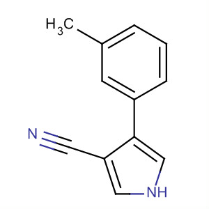 87388-13-4  1H-Pyrrole-3-carbonitrile, 4-(3-methylphenyl)-