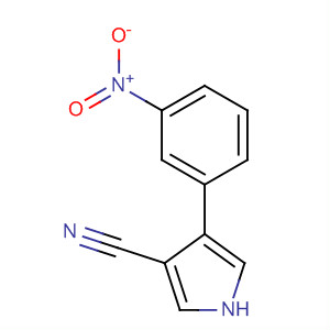 87388-14-5  1H-Pyrrole-3-carbonitrile, 4-(3-nitrophenyl)-