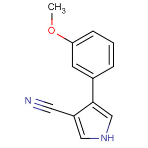 87388-17-8  1H-Pyrrole-3-carbonitrile, 4-(3-methoxyphenyl)-