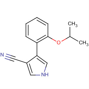 87388-22-5  1H-Pyrrole-3-carbonitrile, 4-[2-(1-methylethoxy)phenyl]-