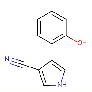 87388-25-8  1H-Pyrrole-3-carbonitrile, 4-(2-hydroxyphenyl)-