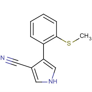 87388-27-0  1H-Pyrrole-3-carbonitrile, 4-[2-(methylthio)phenyl]-