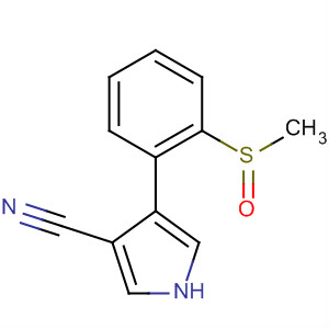 87388-28-1  1H-Pyrrole-3-carbonitrile, 4-[2-(methylsulfinyl)phenyl]-