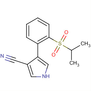 87388-34-9  1H-Pyrrole-3-carbonitrile, 4-[2-[(1-methylethyl)sulfonyl]phenyl]-