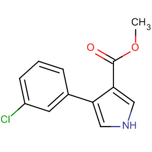 87388-43-0  1H-Pyrrole-3-carboxylic acid, 4-(3-chlorophenyl)-, methyl ester