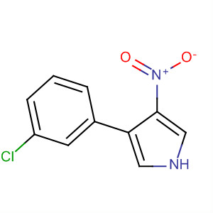 87388-44-1  1H-Pyrrole, 3-(3-chlorophenyl)-4-nitro-