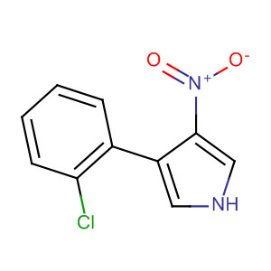 87388-45-2  1H-Pyrrole, 3-(2-chlorophenyl)-4-nitro-