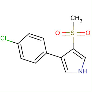 87388-59-8  1H-Pyrrole, 3-(4-chlorophenyl)-4-(methylsulfonyl)-