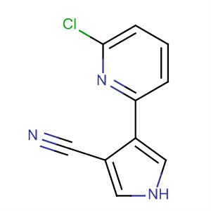 87388-68-9  1H-Pyrrole-3-carbonitrile, 4-(6-chloro-2-pyridinyl)-