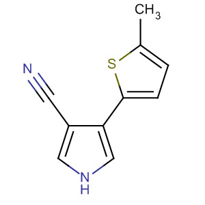 87388-74-7  1H-Pyrrole-3-carbonitrile, 4-(5-methyl-2-thienyl)-