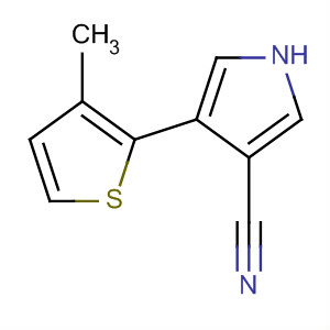 87388-75-8  1H-Pyrrole-3-carbonitrile, 4-(3-methyl-2-thienyl)-