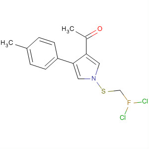 87388-88-3  1H-Pyrrole, 3-acetyl-1-[(dichlorofluoromethyl)thio]-4-(4-methylphenyl)-