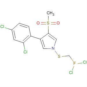 87389-00-2  1H-Pyrrole,1-[(dichlorofluoromethyl)thio]-3-(2,4-dichlorophenyl)-4-(methylsulfonyl)-