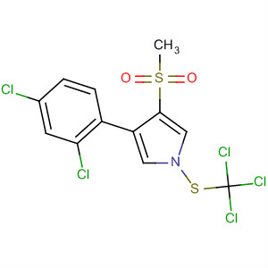 87389-01-3  1H-Pyrrole,3-(2,4-dichlorophenyl)-4-(methylsulfonyl)-1-[(trichloromethyl)thio]-