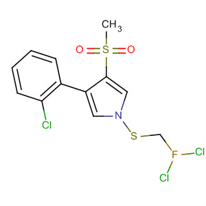 87389-02-4  1H-Pyrrole,3-(2-chlorophenyl)-1-[(dichlorofluoromethyl)thio]-4-(methylsulfonyl)-