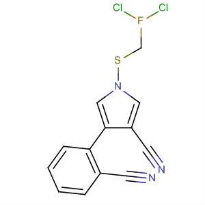 87389-08-0  1H-Pyrrole-3-carbonitrile,4-(2-cyanophenyl)-1-[(dichlorofluoromethyl)thio]-