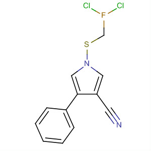 87389-22-8  1H-Pyrrole-3-carbonitrile, 1-[(dichlorofluoromethyl)thio]-4-phenyl-