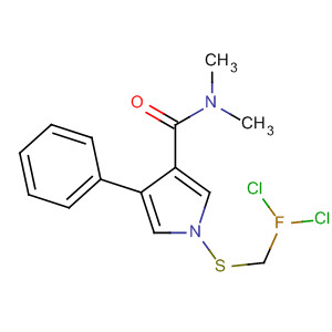 87389-29-5  1H-Pyrrole-3-carboxamide,1-[(dichlorofluoromethyl)thio]-N,N-dimethyl-4-phenyl-