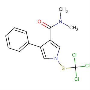 87389-30-8  1H-Pyrrole-3-carboxamide,N,N-dimethyl-4-phenyl-1-[(trichloromethyl)thio]-