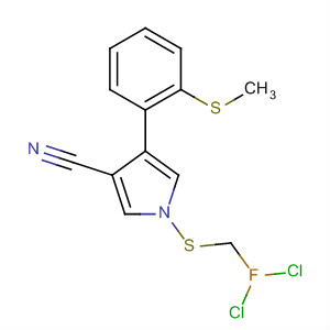 87389-40-0  1H-Pyrrole-3-carbonitrile,1-[(dichlorofluoromethyl)thio]-4-[2-(methylthio)phenyl]-