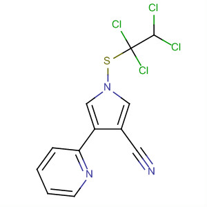 87389-48-8  1H-Pyrrole-3-carbonitrile,4-(2-pyridinyl)-1-[(1,1,2,2-tetrachloroethyl)thio]-