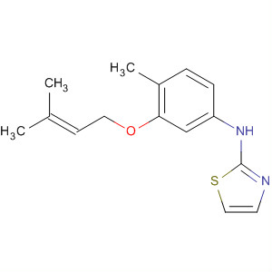 873893-66-4  2-Thiazolamine, N-[4-methyl-3-[(3-methyl-2-butenyl)oxy]phenyl]-