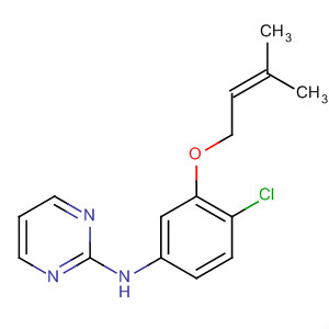 873893-72-2  2-Pyrimidinamine, N-[4-chloro-3-[(3-methyl-2-butenyl)oxy]phenyl]-