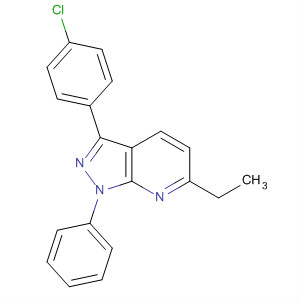 873913-56-5  1H-Pyrazolo[3,4-b]pyridine, 3-(4-chlorophenyl)-6-ethyl-1-phenyl-