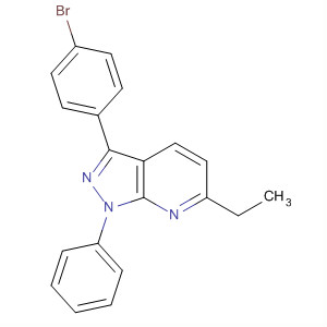 873913-58-7  1H-Pyrazolo[3,4-b]pyridine, 3-(4-bromophenyl)-6-ethyl-1-phenyl-