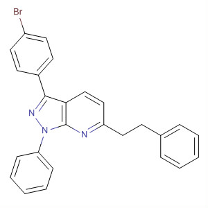 873913-59-8  1H-Pyrazolo[3,4-b]pyridine,3-(4-bromophenyl)-1-phenyl-6-(2-phenylethyl)-