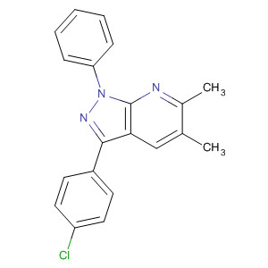 873913-74-7  1H-Pyrazolo[3,4-b]pyridine, 3-(4-chlorophenyl)-5,6-dimethyl-1-phenyl-