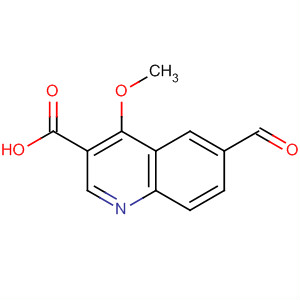 872576-81-3  3-Quinolinecarboxylic acid, 6-formyl-4-methoxy-