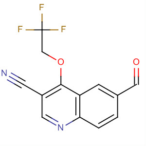 872577-44-1  3-Quinolinecarbonitrile, 6-formyl-4-(2,2,2-trifluoroethoxy)-