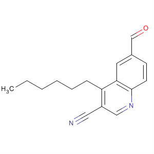 872577-68-9  3-Quinolinecarbonitrile, 6-formyl-4-hexyl-