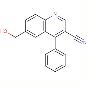 872577-97-4  3-Quinolinecarbonitrile, 6-(hydroxymethyl)-4-phenyl-