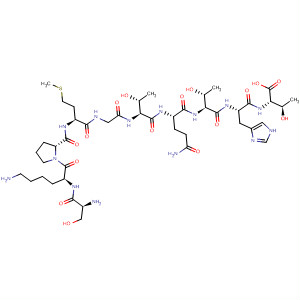 872579-27-6  L-Threonine,L-seryl-L-lysyl-L-prolyl-L-methionylglycyl-L-threonyl-L-glutaminyl-L-threonyl-L-histidyl-