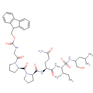 872593-77-6  L-Isoleucinamide,N-[(9H-fluoren-9-ylmethoxy)carbonyl]glycyl-L-prolyl-L-prolyl-L-glutaminyl-N-[1-(hydroxymethyl)-3-methylbutyl]-