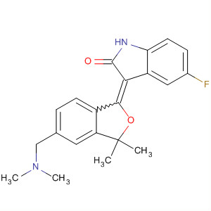 872615-68-4  2H-Indol-2-one,3-[5-[(dimethylamino)methyl]-3,3-dimethyl-1(3H)-isobenzofuranylidene]-5-fluoro-1,3-dihydro-