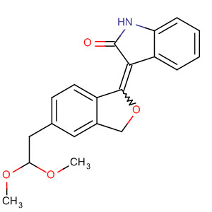872615-72-0  2H-Indol-2-one,3-[5-(2,2-dimethoxyethyl)-1(3H)-isobenzofuranylidene]-1,3-dihydro-