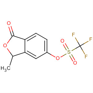 872617-19-1  Methanesulfonic acid, trifluoro-,1,3-dihydro-3-methyl-1-oxo-5-isobenzofuranyl ester